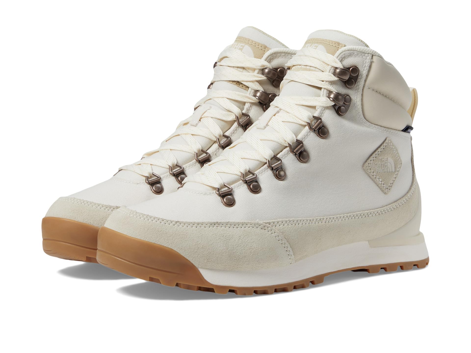 The North Face Women's Back-To-Berkeley IV Textile Wp Boots, White Dune/White Dune, 3.5