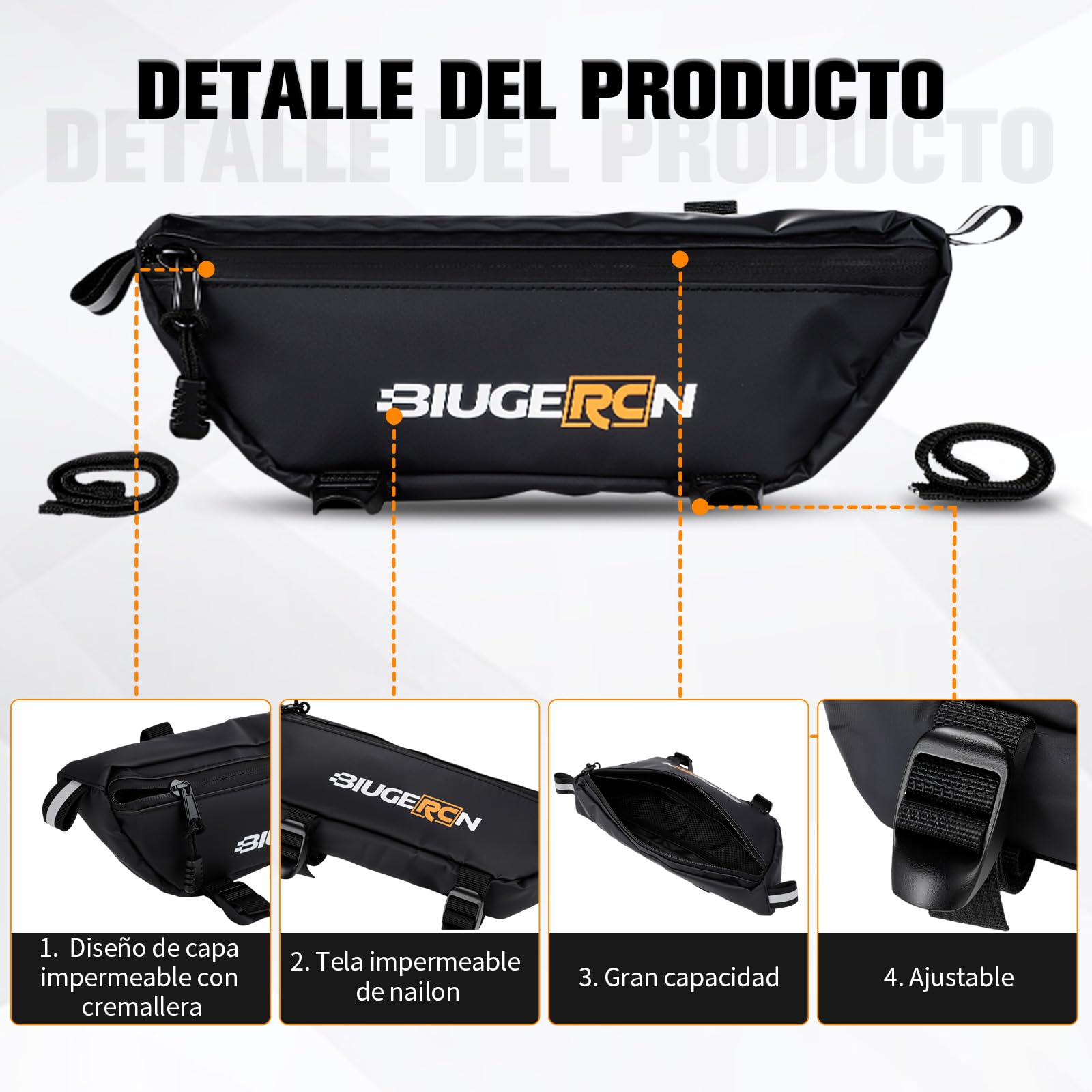 Bolsa Manillar Moto Bolsa Herramientas Moto Universal para Surron S/X/L1E para Talaria X3/MX4/MX5 Motocross Enduro E-Bike