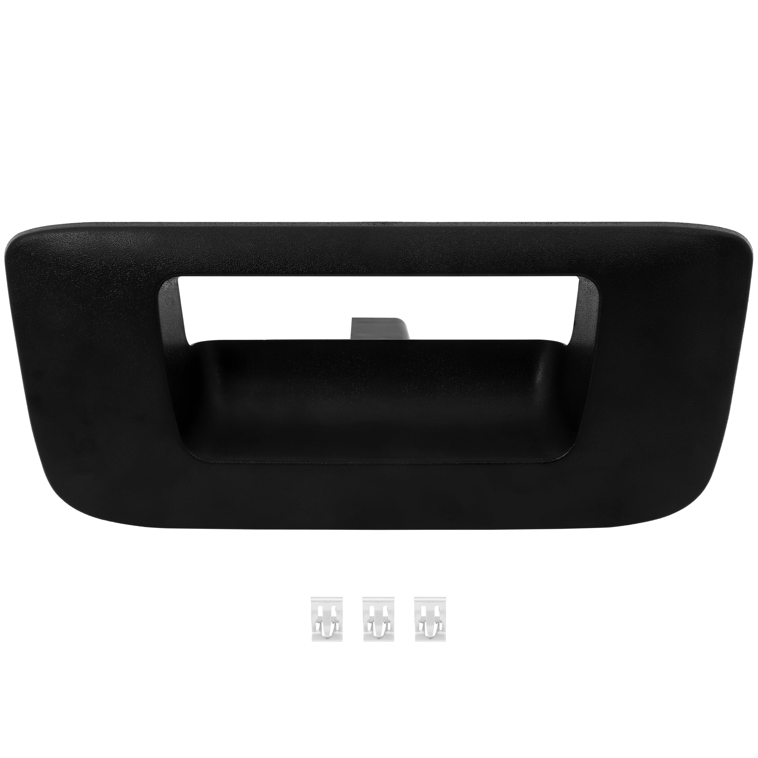 LUJUNTEC Tailgate Handle Exterior Outside Replacement for 2007-2014 for Chevy Silverado for GMC Sierra Textured Black Handle Replace 15927251