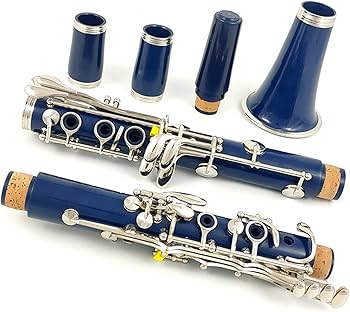 クラリネット　初心者用 Amazon | クラリネット 初心者クラリネット 17 キー ネイビー ブルー