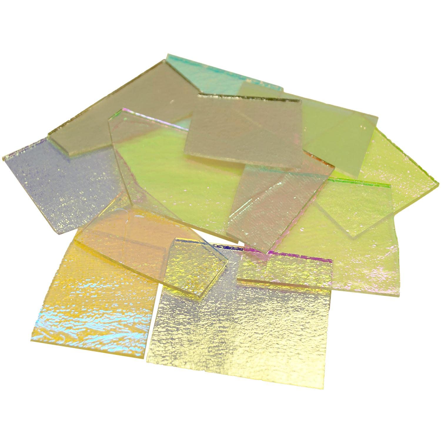 1/4 Lb CBS Dichroic Scrap On Thin Clear - 90 Coe