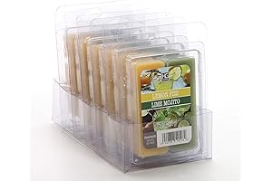 Hosley Lemon Scented Wax Melts with Essential Oils, 6 Pack Dual Lemon...