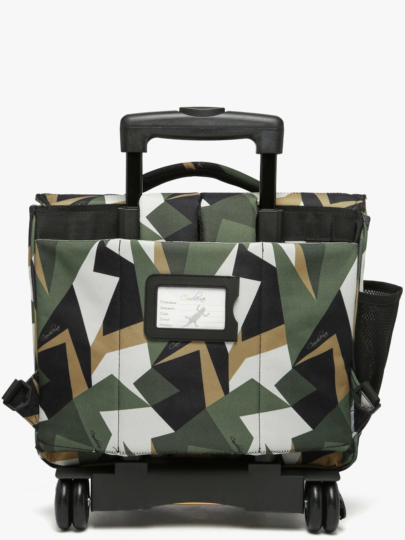 Cameleon Cartable scolaire à roulettes enfant Multicolore 38 cm Ligne Futur Intérieur 2 compartiments. Idéal pour l'école primaire : le CP, CE1, CE2. Pour fille et garçon.