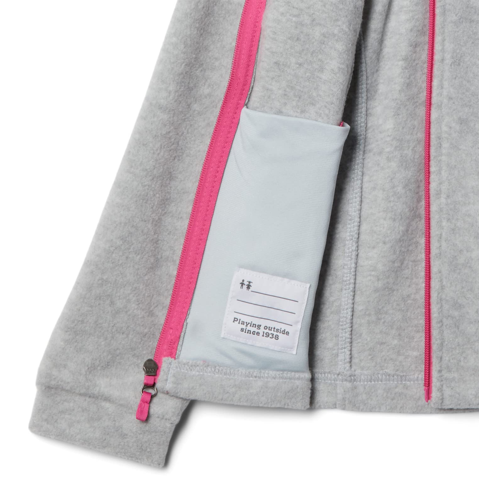 Columbia Chaqueta de forro polar Benton Springs unisex para bebé, gris (Cirrus Grey), 18-24 meses