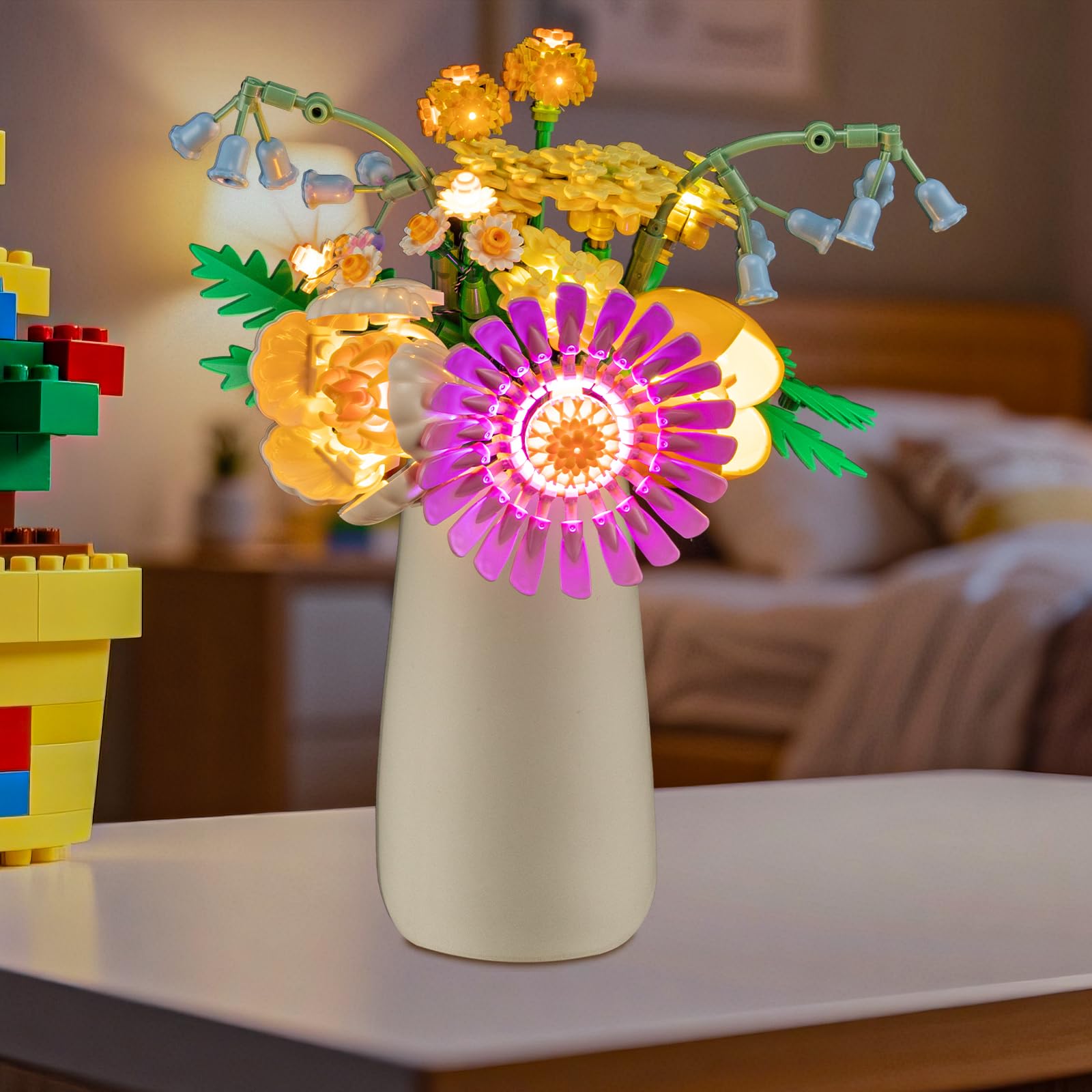 BRIKSMAX Light Kit for Lego-10347 Petite Sunny Bouquet -Led Lighting Compatible with Lego The Botanical Collection Building Set- Not Include Lego Set : Home & Kitchen