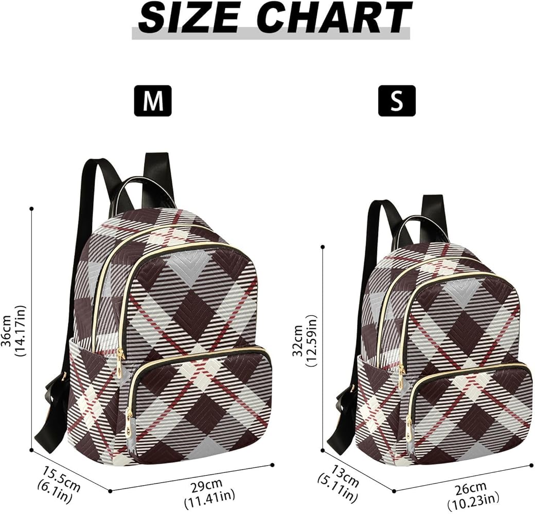 Amazon.co.jp: [alaza] リュック リュックサック レディース チェック