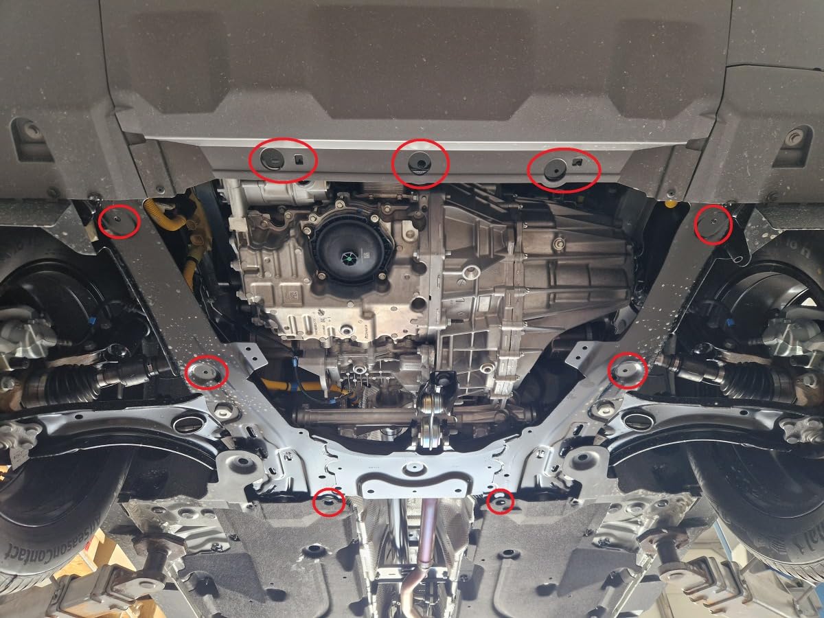 Protezione metallica sotto il motore compatibile con Dacia Duster - 4x4 - (2024-2025)