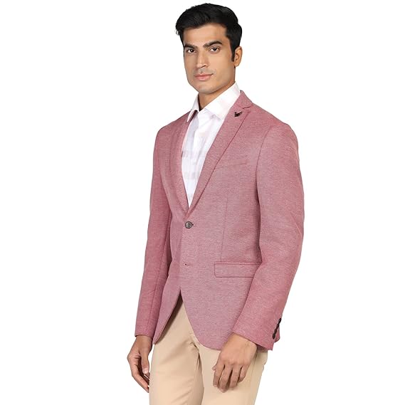 blackberrys Mens Textured Red Blazer