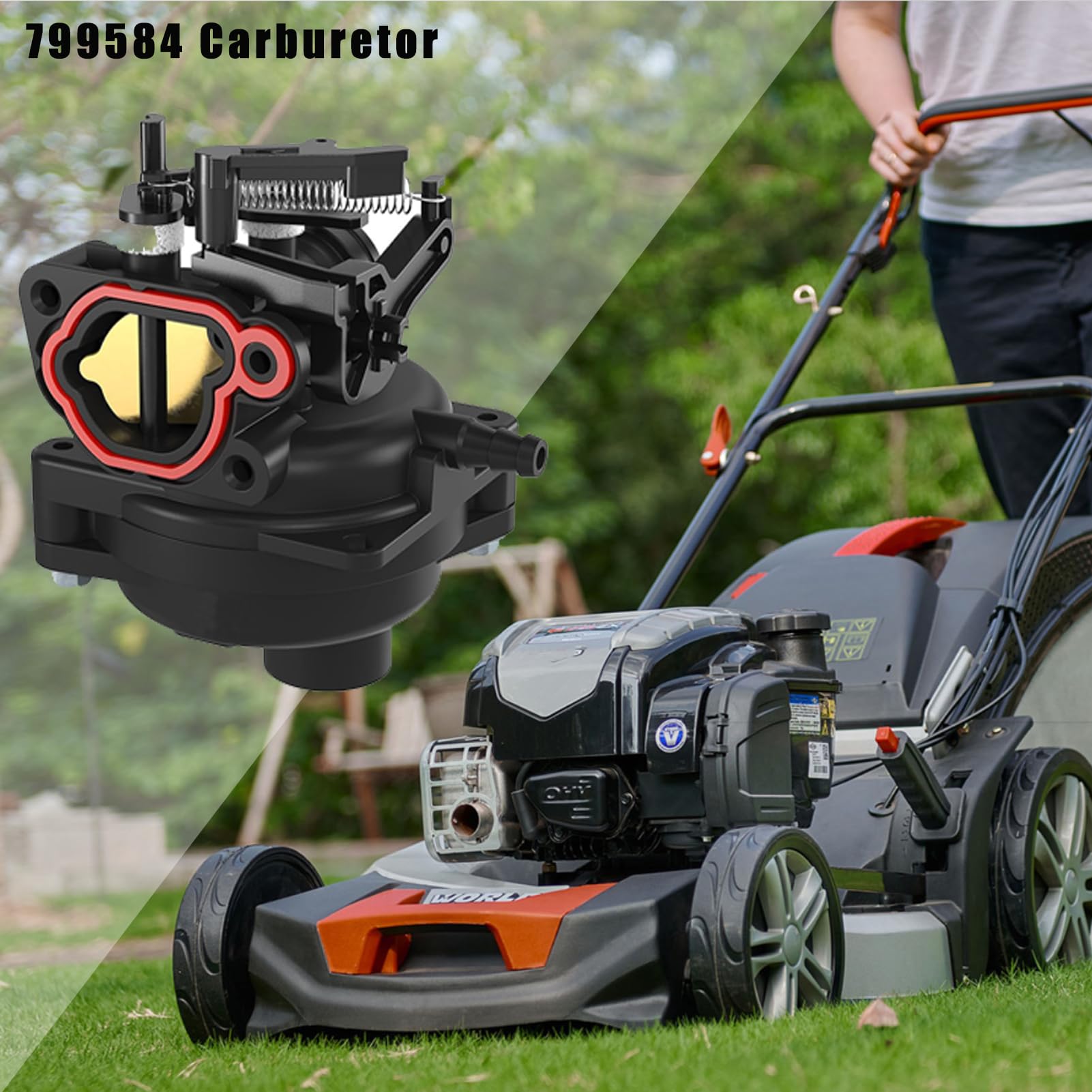 Carburetor Carb For Troy Bilt TB105 TB120 TB220 TB115 TB270 Cub Cadet 951-14423 - Foto 6