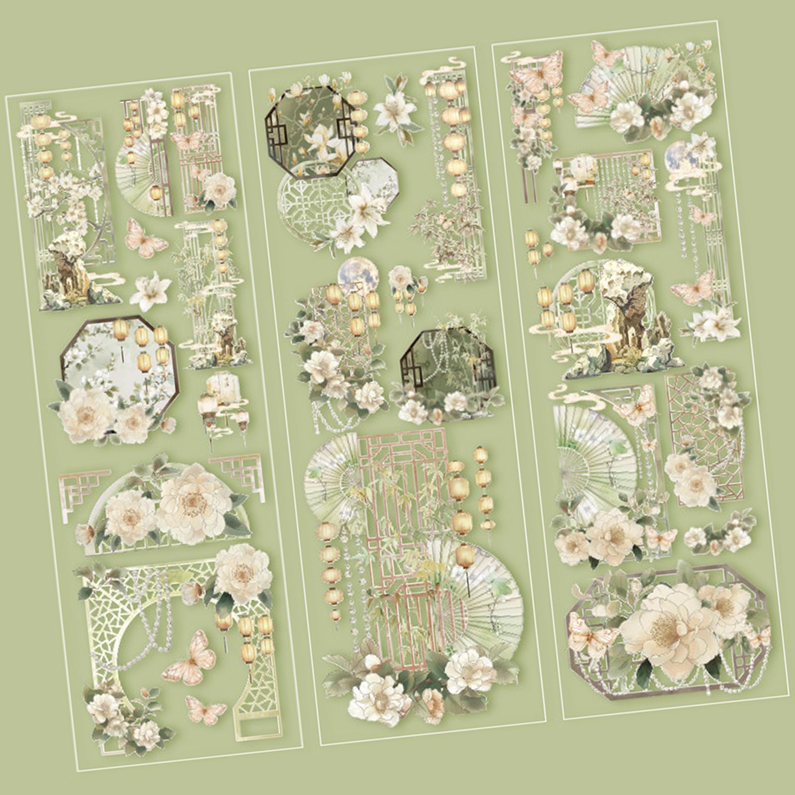 Sticker Booklet, Artistic Decorative for Scrapbooking, Journaling, Art Craft, Album, Bullets Journaling, Journal Scrapbook