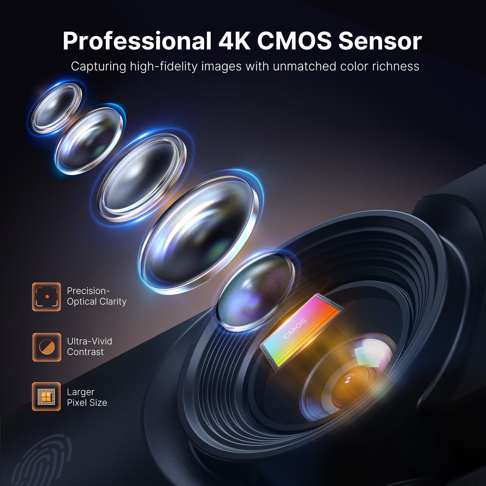 NexiGo HelloCam Lite 4K Webcam