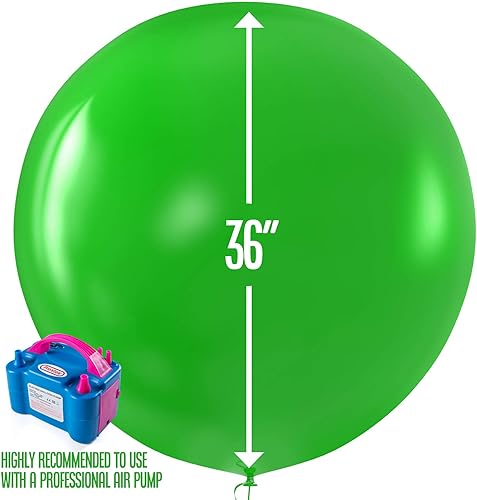 Miniatura 5 de Globos gigantes de Prextex 8 globos gigantes de 91cm para sesión de fotos, bodas, fiesta para recién nacido, fiesta de cumpleaños y decoración de