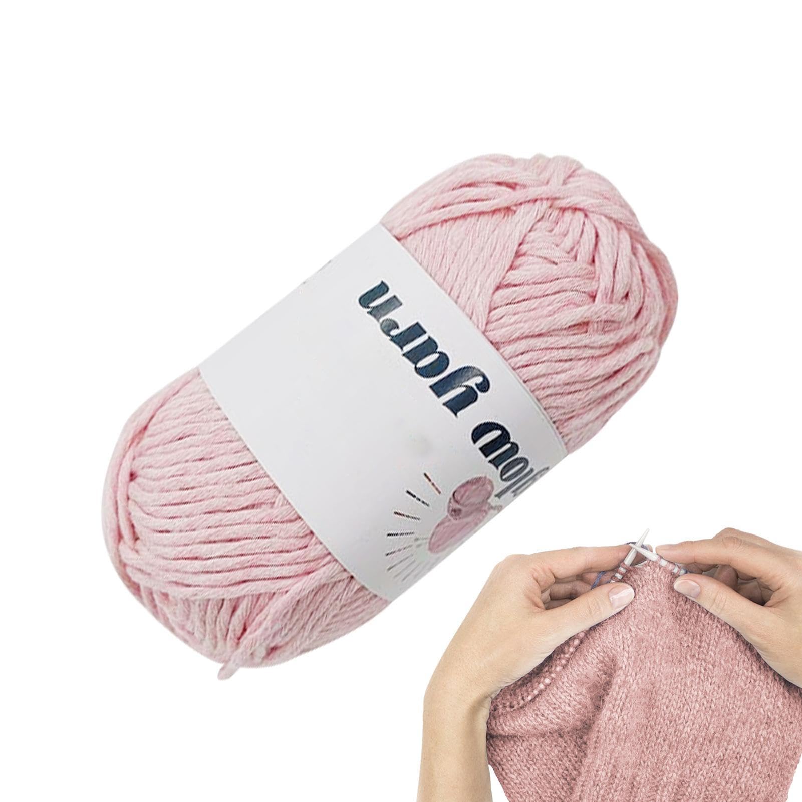 Huasean Yarn,55 Yards Yarn,Polyester Yarn,Knitting Yarn Handcraft Yards,Knitting Yarn for Crocheting for Arts, Crafts & Sewing Beginners