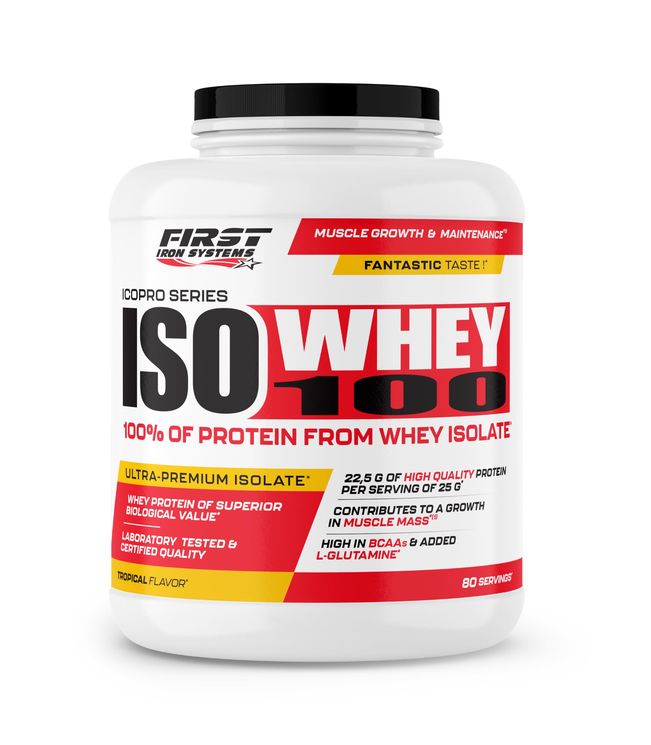 Iso whey 100 Vanille (proteine,whey, ni sucre, ni lactose, ni graisse)