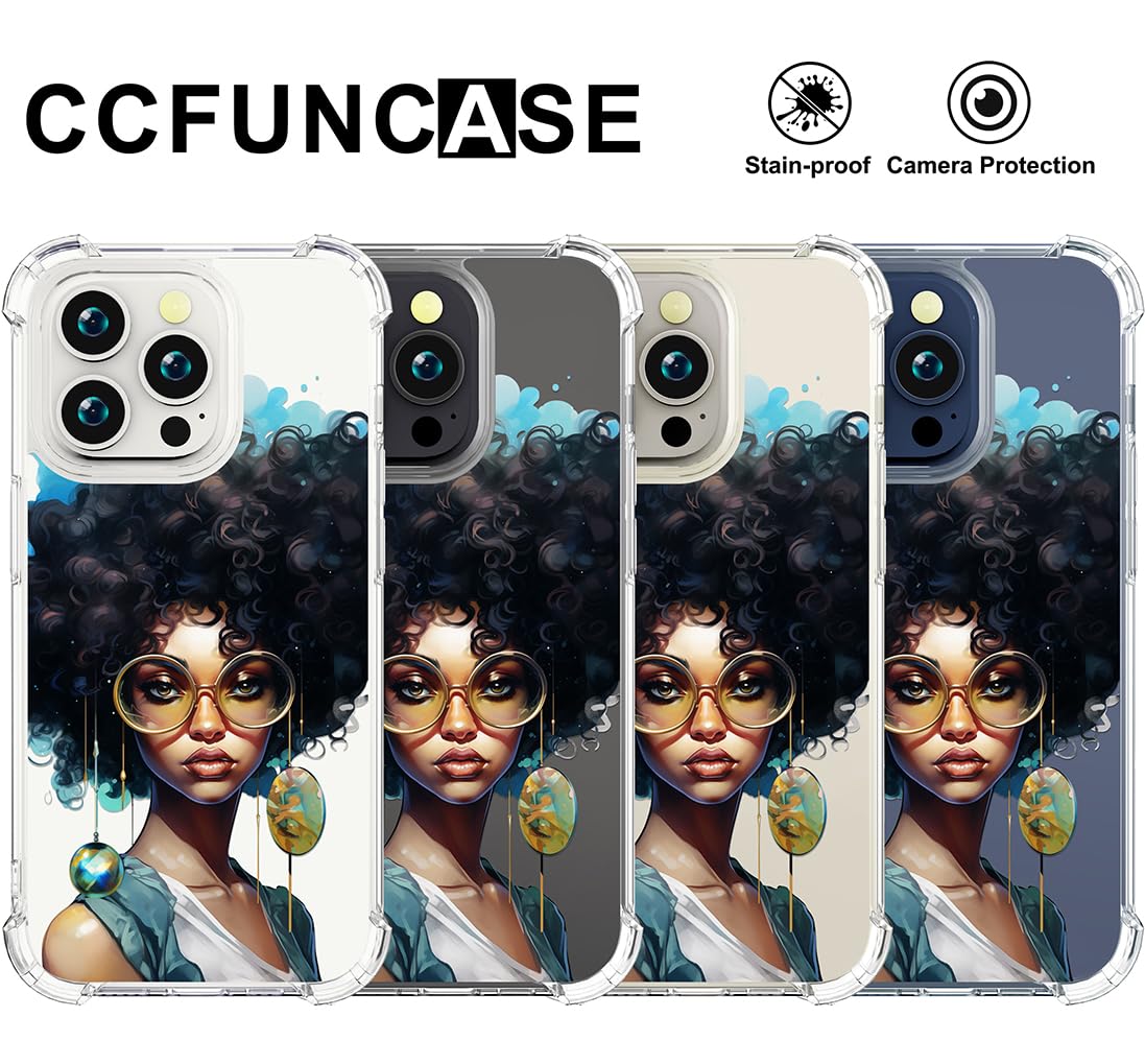 CCFUNCASE Cute IPhone 15 Case Clear For Women - Rugged Phone Case - View #7