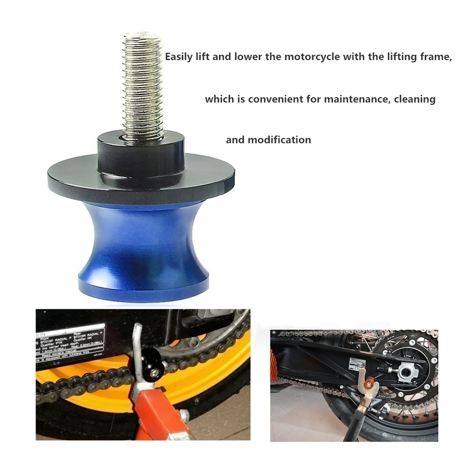 Motorrad Crash Bunger Schwingenschieber MT125 2015-2018 | M6 Schraube In ROT - Rahmenschutz