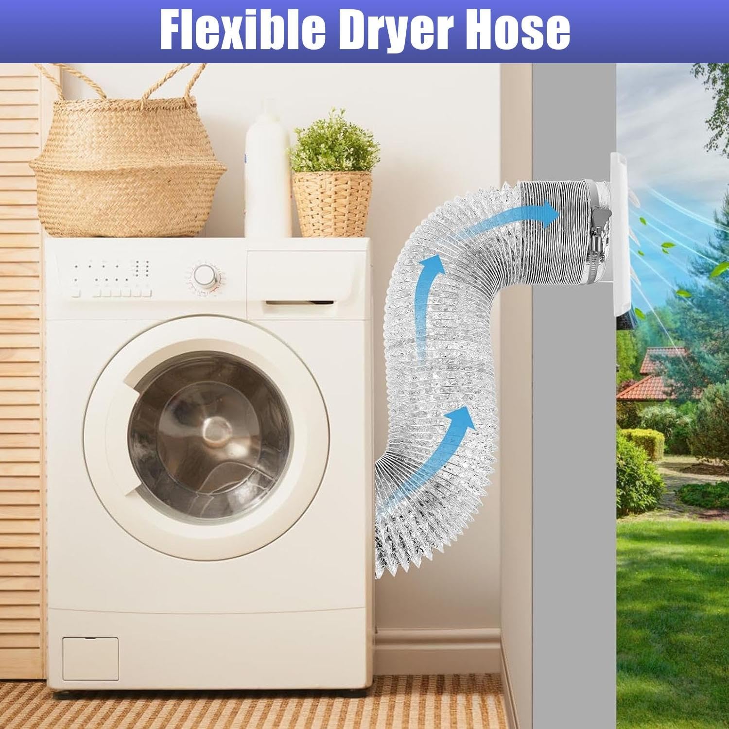 Alu Flexschlauch Flexibler Abluftschlauch Abzugshaube Schlauch