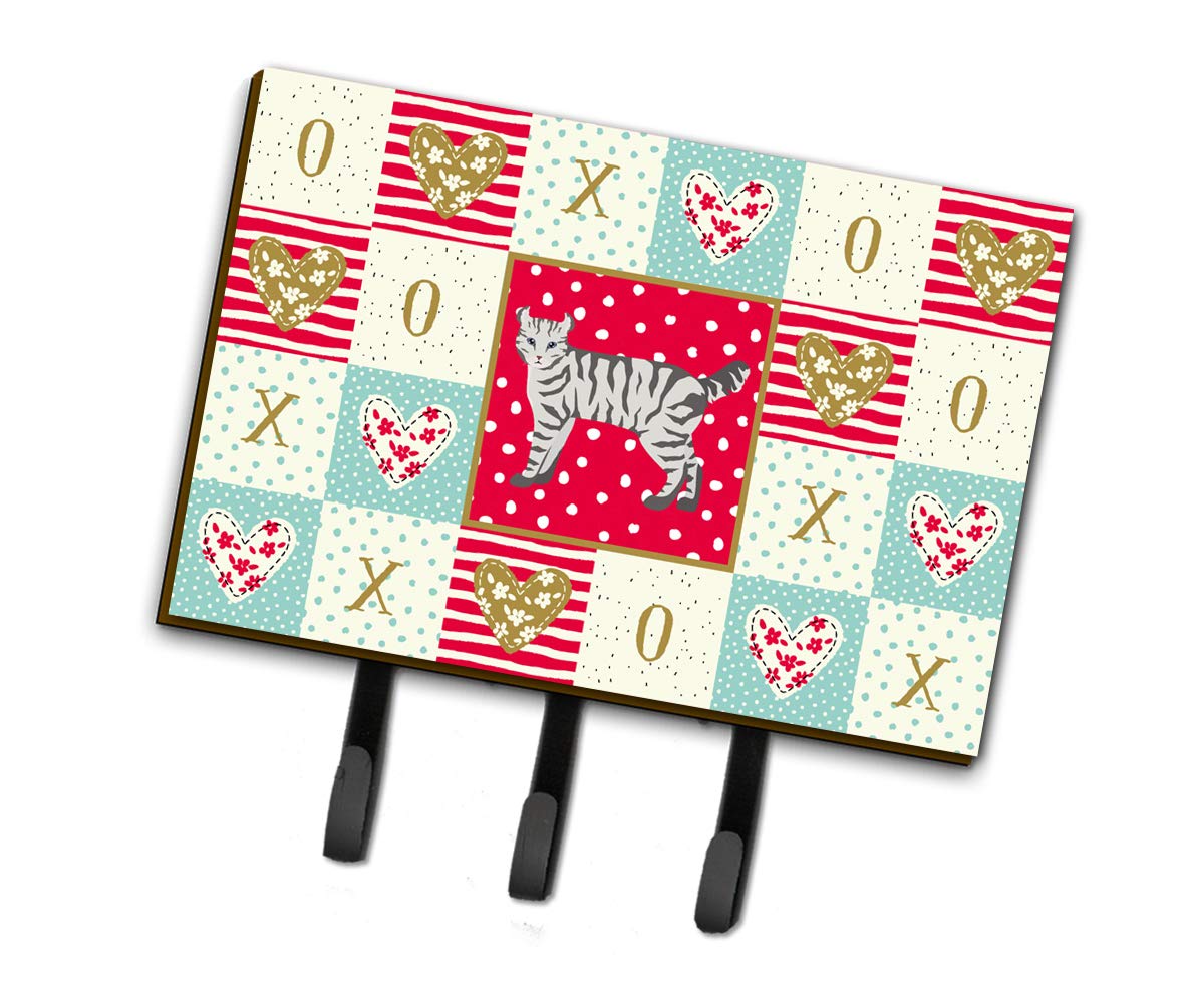 Caroline's TreasuresHighlander Lynx #2 Cat Love Leash or Key Holder Hooks, Multicolor