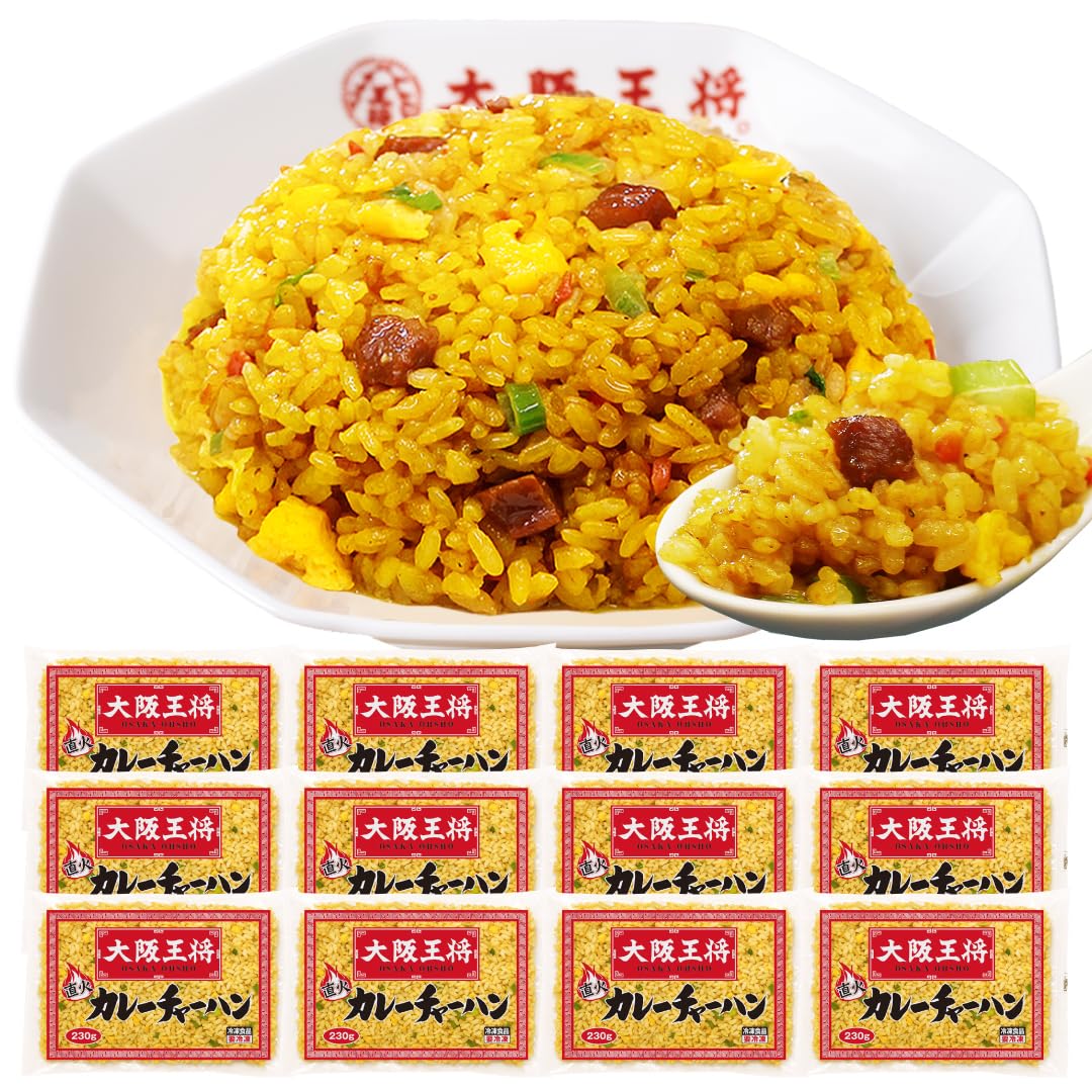 Osaka Ohsho Curry Fried Rice 12 Pack Frozen Japanese Restaurant Meal Set