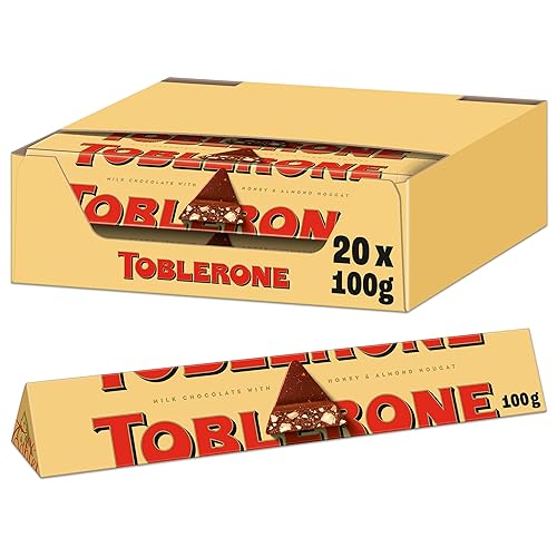 Toblerone Chocolate con leche de 353oz paquete de 20