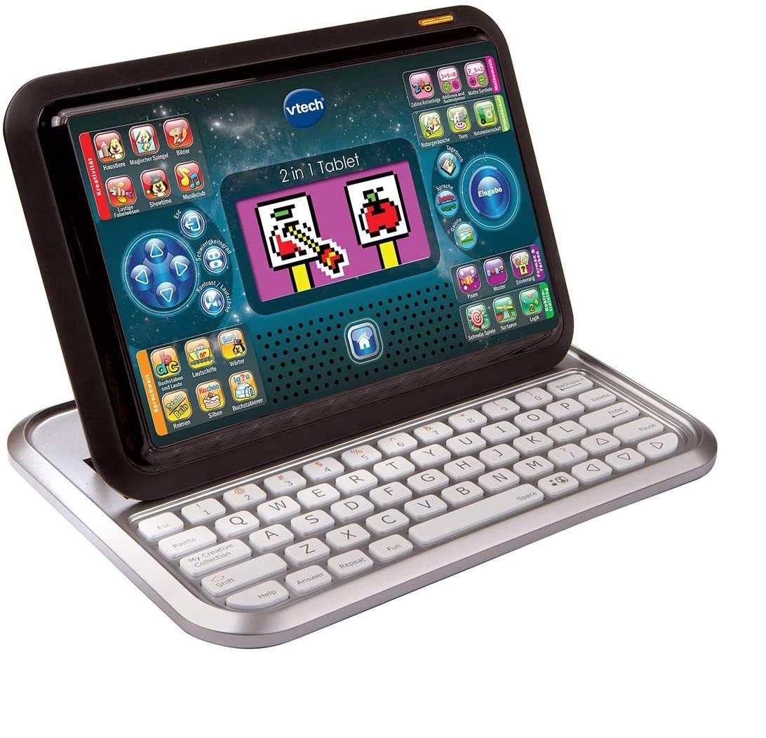 VTech 2in1 Lerntablet - 80 Lernspiele für Kinder 5-7 Jahre