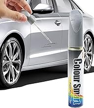 Rayures Réparation De Peinture,Stylo Retouche Peinture,Stylo Retouche Voiture,Stylo Réparation des Rayures Auto,Anti Rayure pour Carrosserie Moto Voiture Vélo (Argent, 1PCS)