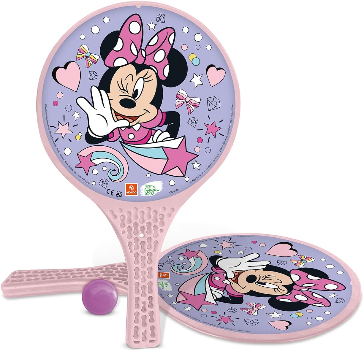 Disney Junior Mondo Minnie Mouse Paddle Bat Set