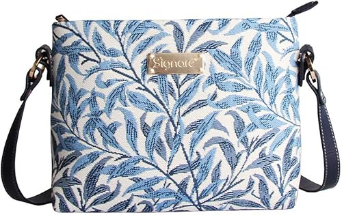 William Morris Strawberry Thief Mini Satchel Crossbody Bag de Siganre