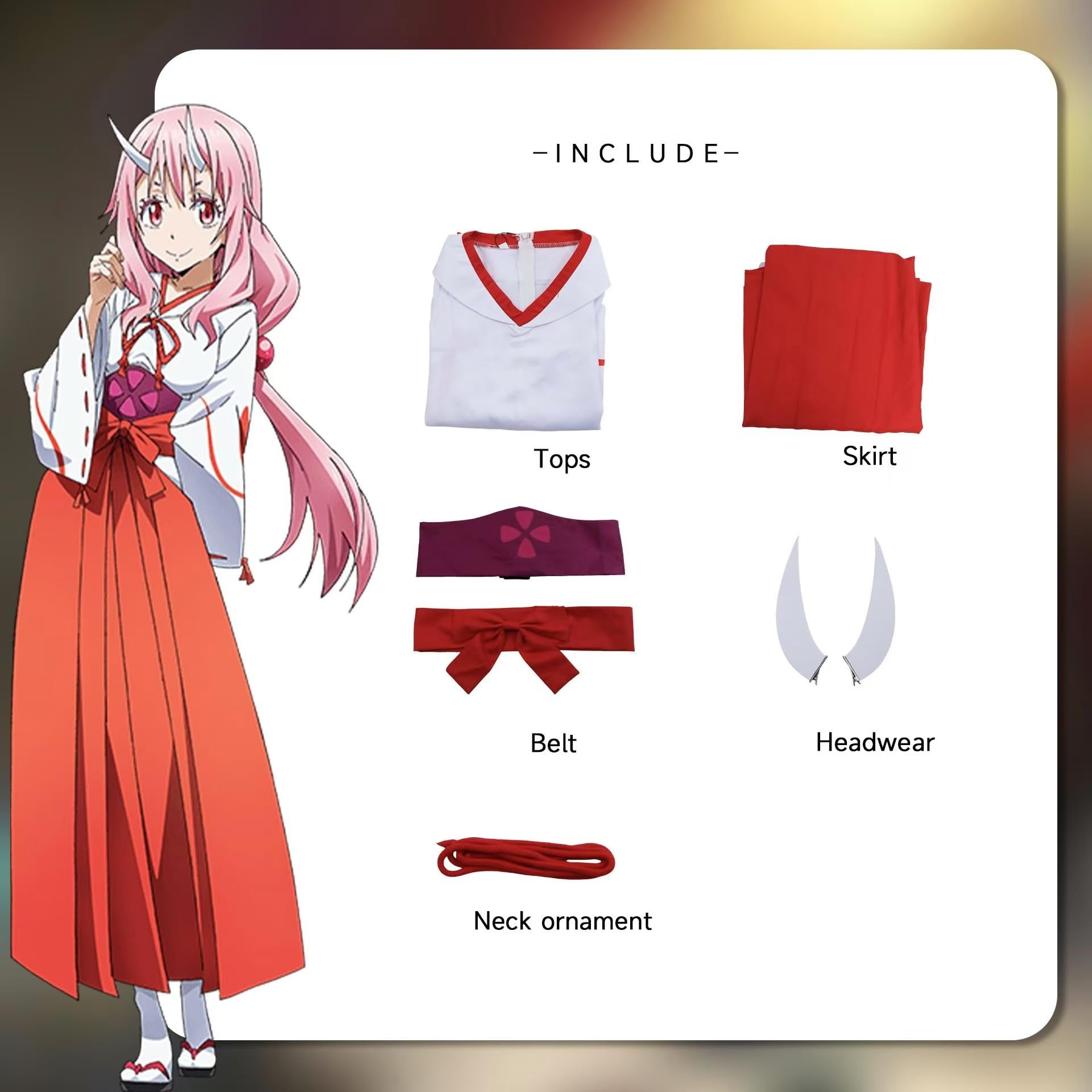 Amazon | 朱菜 シュナ 転スラ コスプレ衣装 転生したらスライム