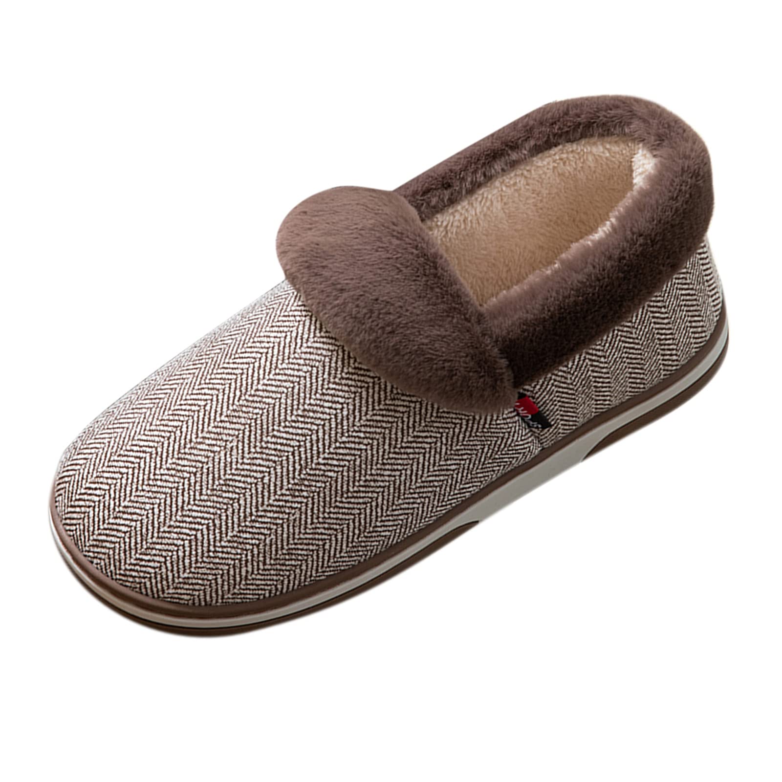 Mens Slippers Slippers Shoes Plush Flop Soft Warm Flip House Slip On for Men Mens Slipper Mens Slippers