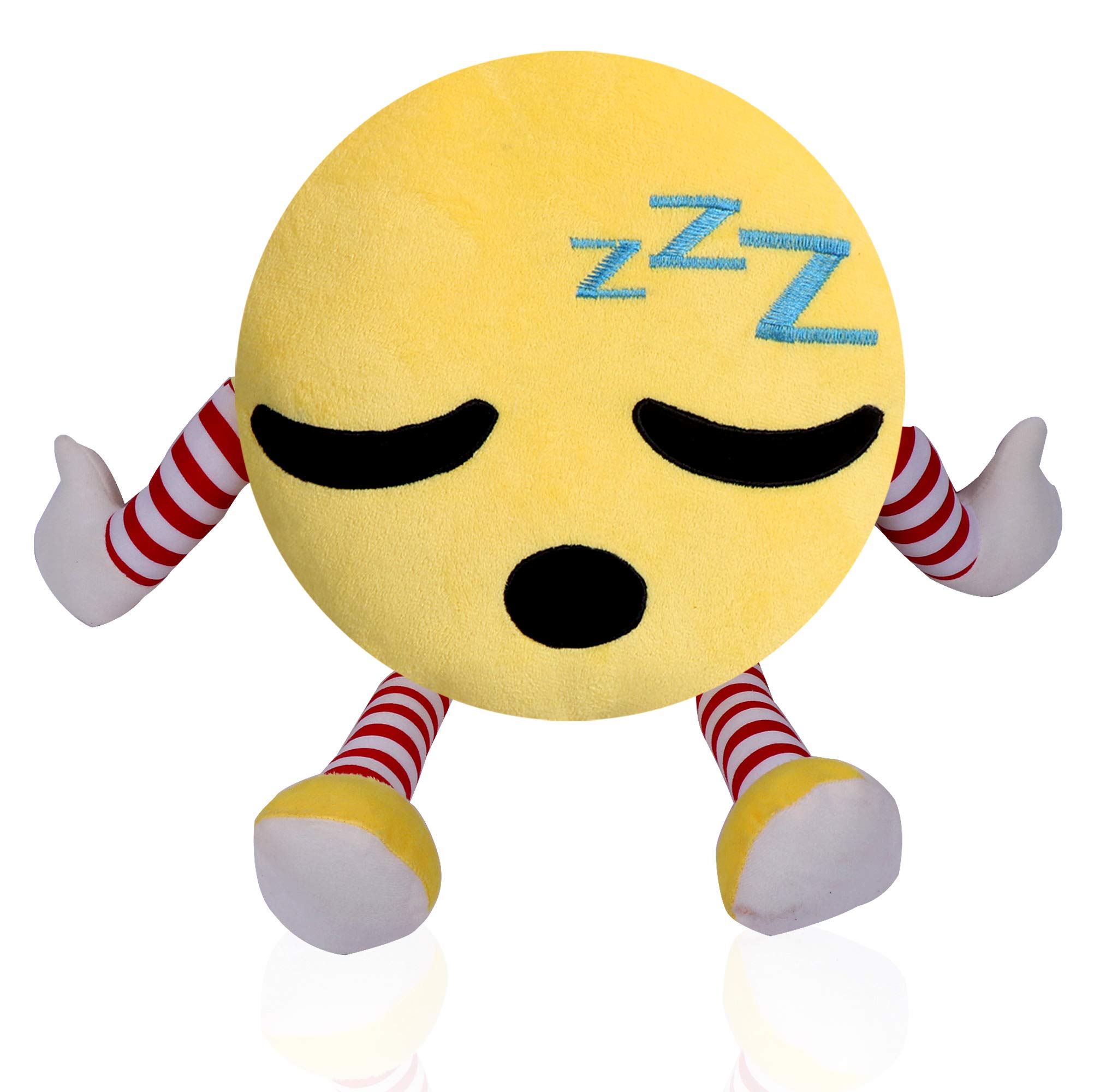 Frantic Premium Sleeping Smile Soft Smiley Cushion - 35 cm (H&L)