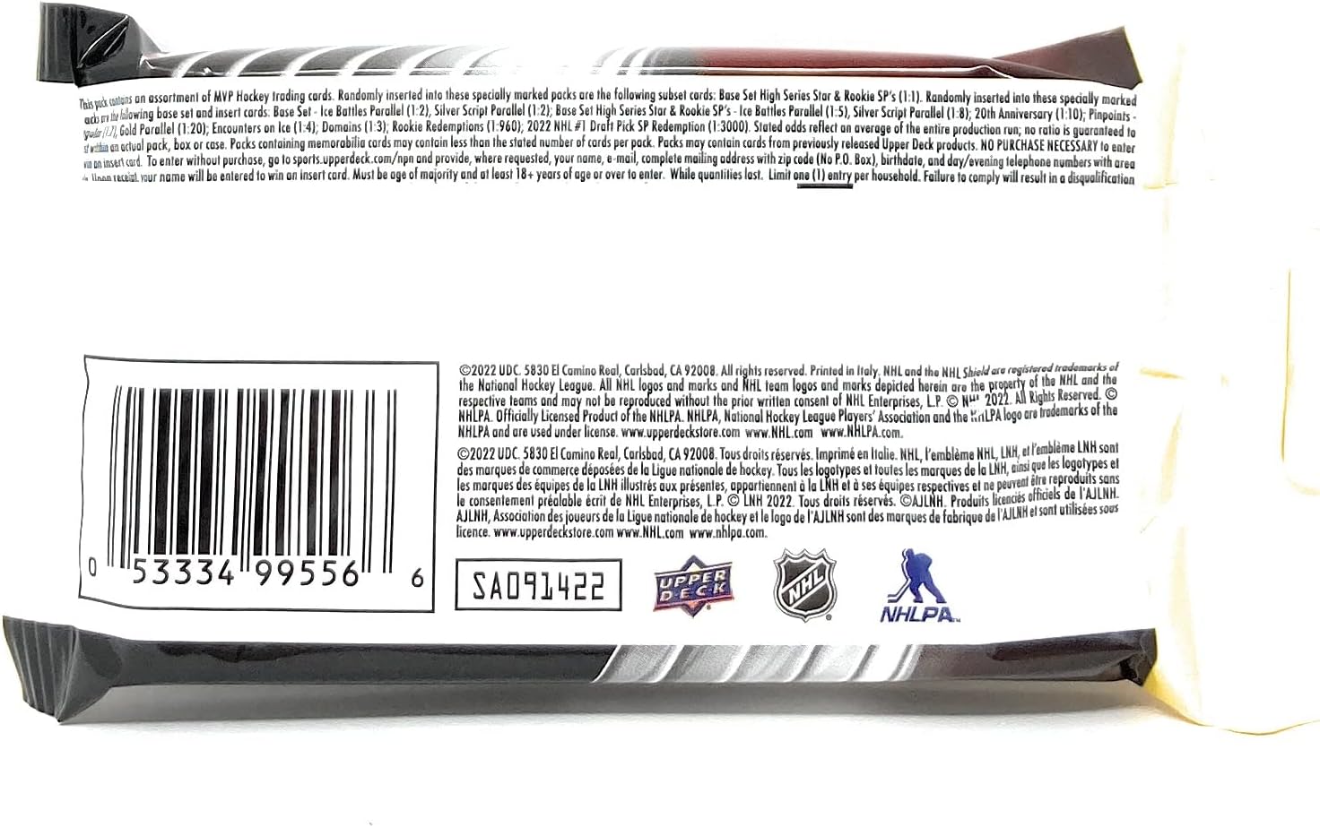 Upper Deck 2022/23 MVP Hockey NHL Fat Pack