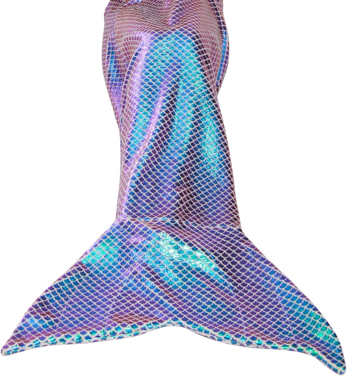 Mermaid Tail Blanket for Adults,Plush Soft Flannel Fleece All Seasons Sleeping Blanket Bag,Shiny Fish Scale Design Snuggle Blanket Best Gifts for Girls,Women,25”×60”