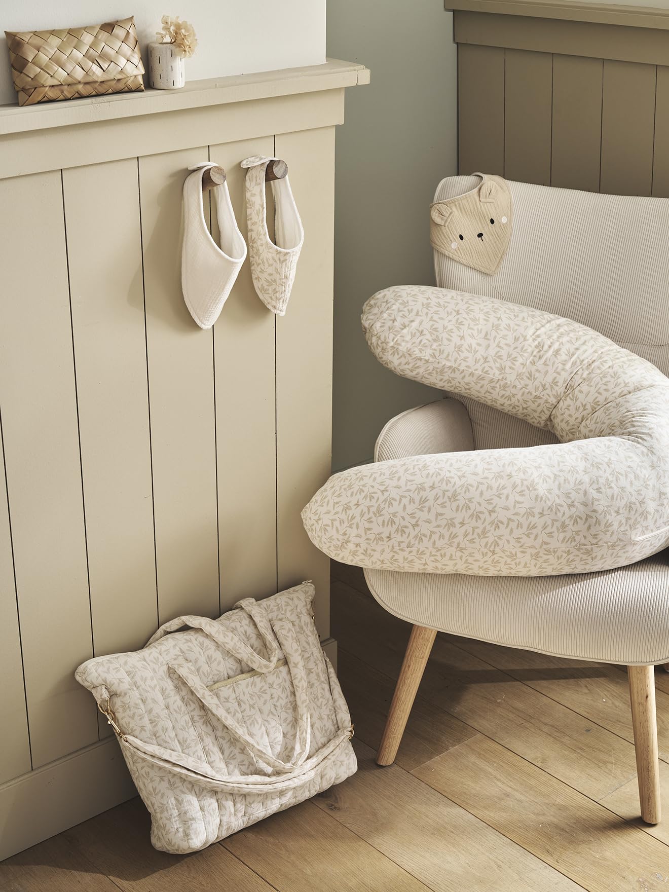 VERTBAUDET Housse pour Coussin d'allaitement Hygge TU