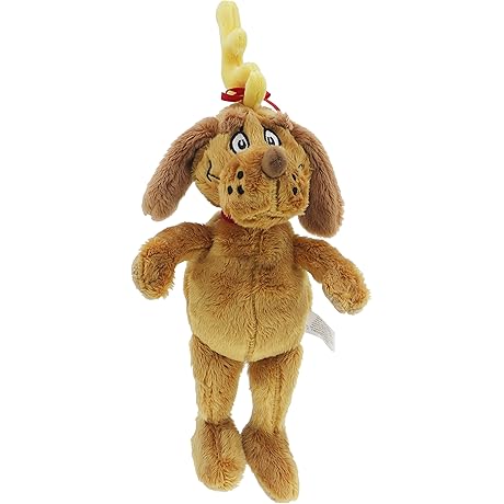 Stuffed Grinches Topped With A Crown, Perfect For Christmas Decorations