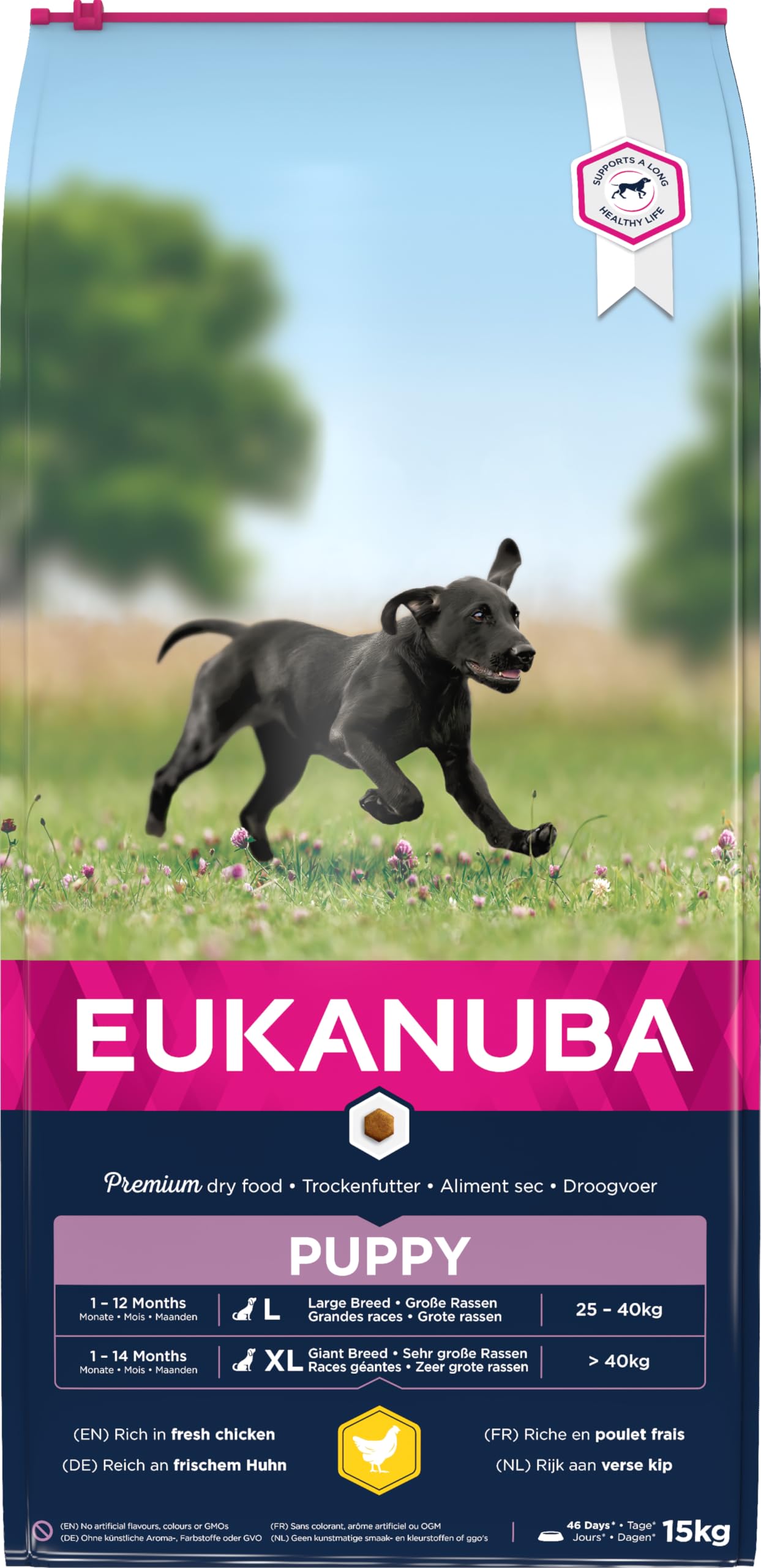 Eukanuba Junior Large Breed Kip - Hondenbrokken - 15 kg