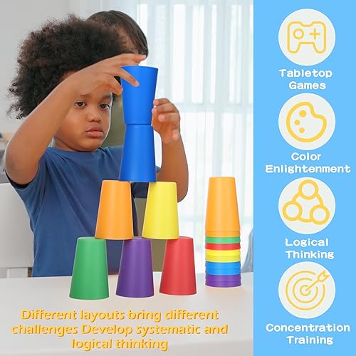 Miniatura 7 de Yahenda 120 vasos reutilizables de plástico de 5.5 onzas, vasos coloridos para niños, regalos de fiesta, pequeños vasos reutilizables para niños