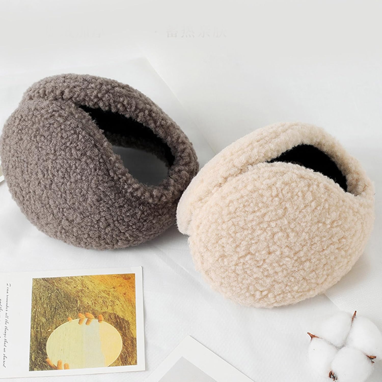 Men Ear Muffs for Cold Weather Foldable Protective Warmers Cycling Earmuffs Portable Covers for Hiking Running Winter Fashion