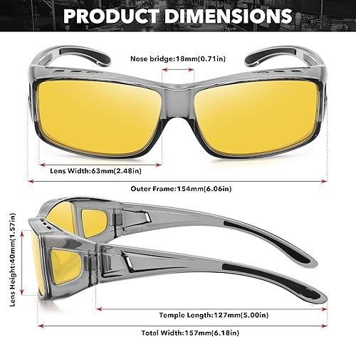 Miniatura 2 de STORYCOAST Lentes de sol polarizados para hombres y mujeres, con protección UV 100%
