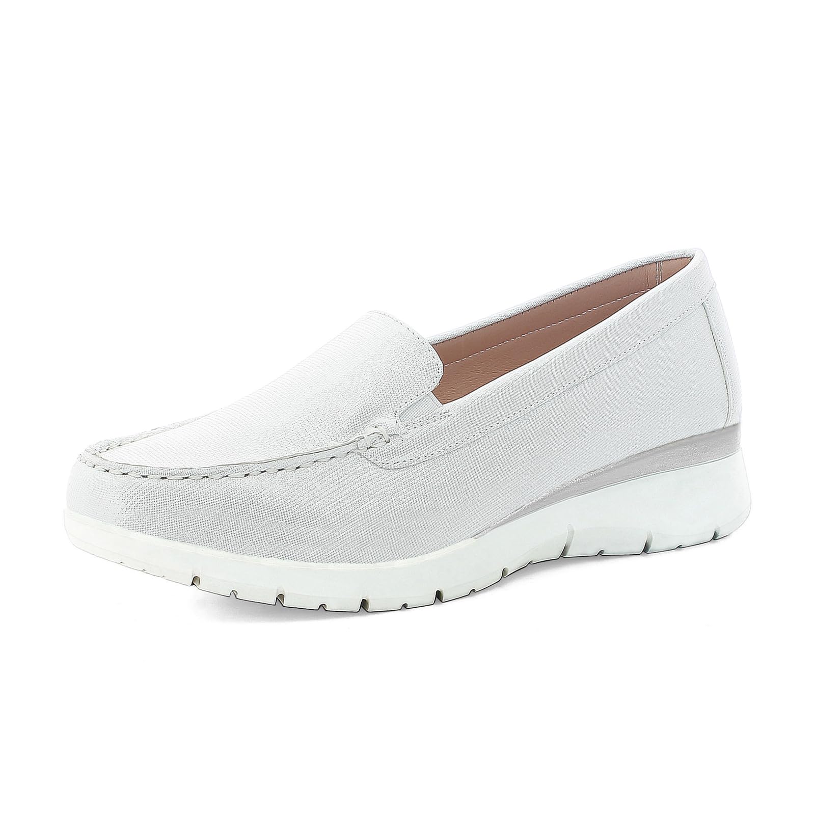 inblu Mocassini Donna Classici Slip On con Elastico E Plantare in Pelle, dal 35 al 41 MocassiniDonna