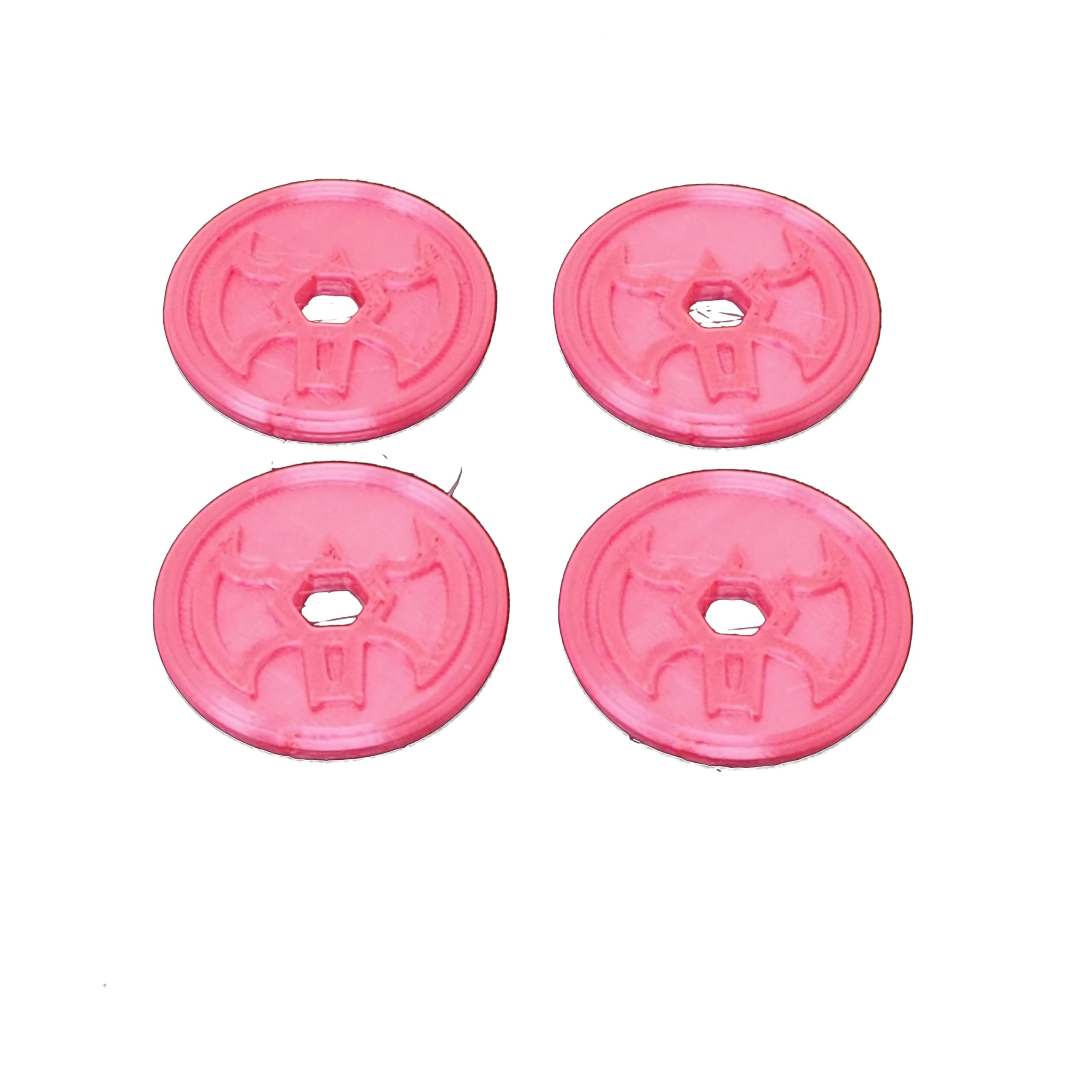 eTech4Us Set of 4 Pink Replacement Disc Part for Imaginext Batbot Bat-Tech