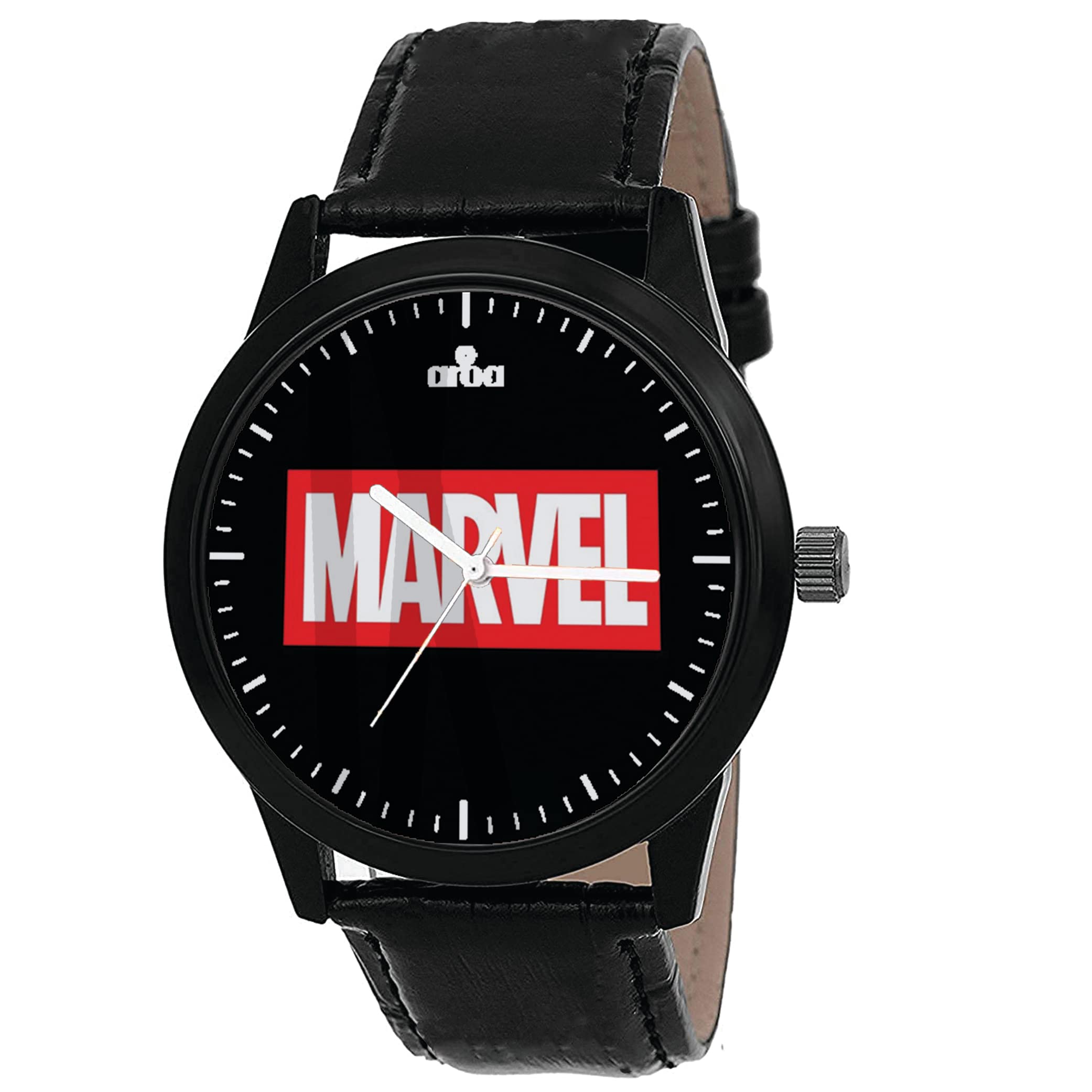 AROA Watch New Watch for Marvel Comic Logo Model : 297 Black Metal Type Analog Black Strap Watch Black Dial for Men Stylish Watch for Boys (B0C2HJNKZ3) Amazon Price History, Amazon Price Tracker