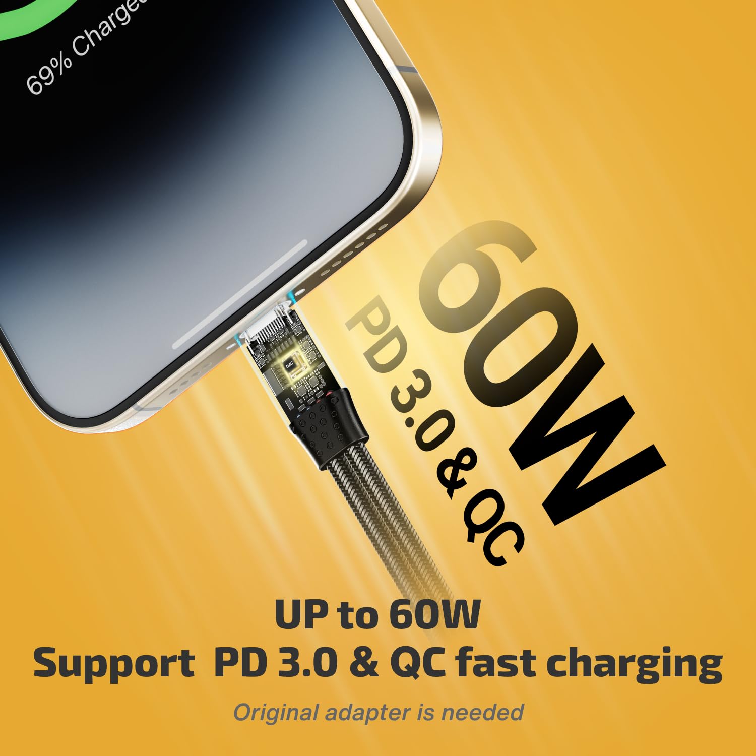 USB C To 3.5mm Headphone And Charger Adapter, 2-in-1 USB - View #6