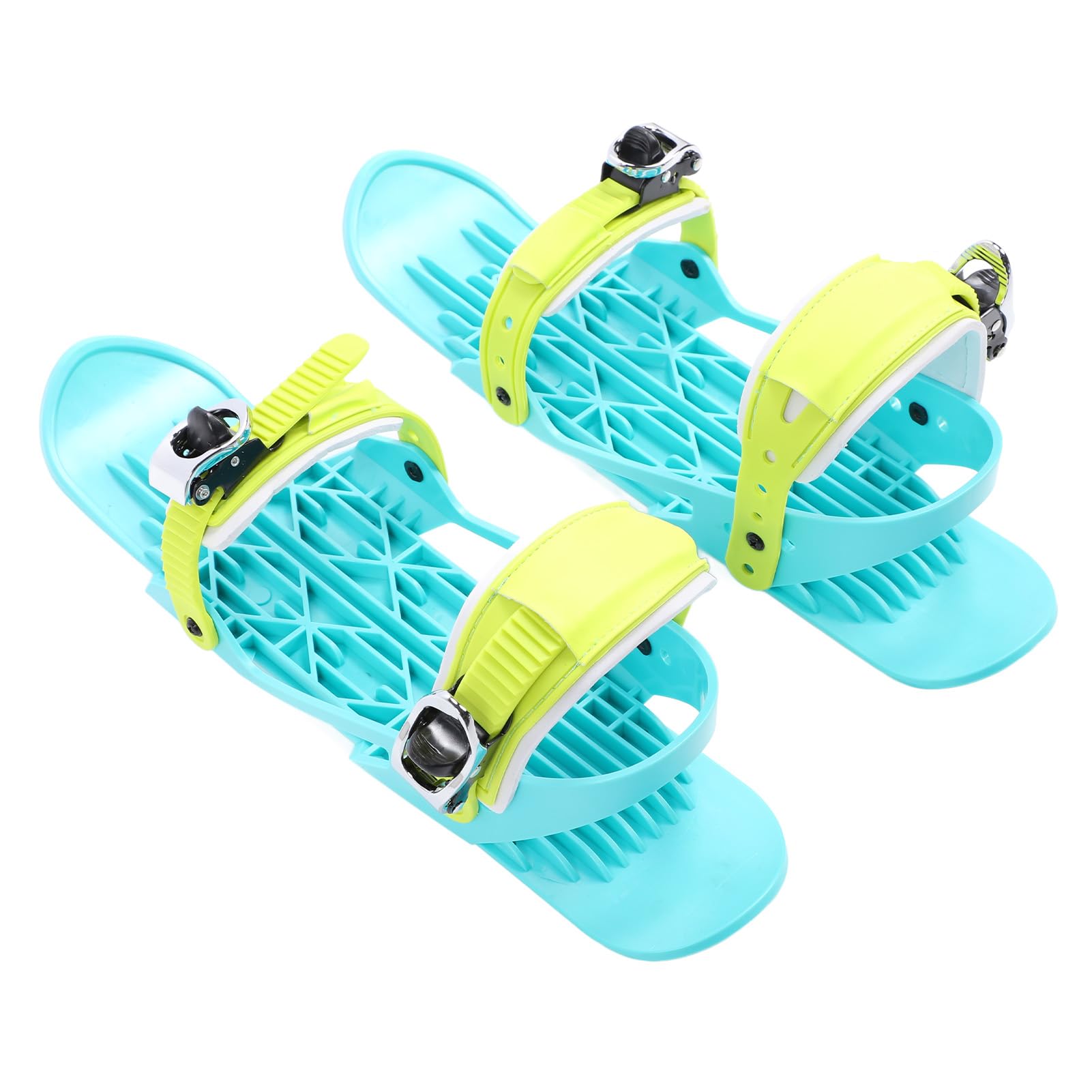 Mini Krótkie łyżwy Narciarskie na śnieg, Narty do Butów Zimowych, Krótkie łyżwy Snowskates Snowblades Skiboards, Regulowane Krótkie łyżwy Snowskates Narty do Sportów Zimowych na