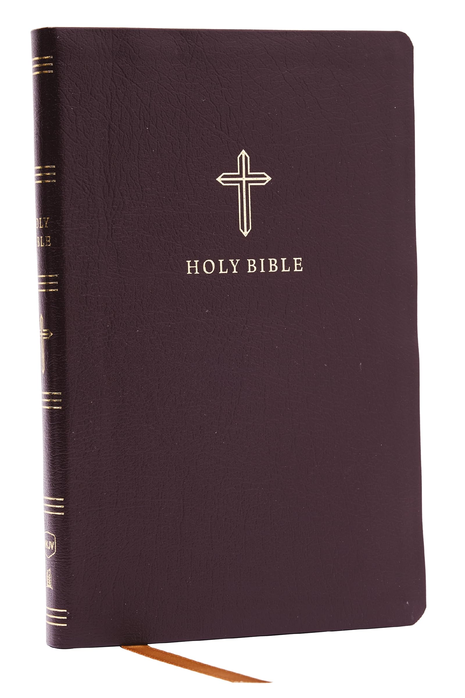 NKJV Ultra Thinline Bible, Burgundy Bonded Leather, Red Letter, Comfort Print, Hardback,