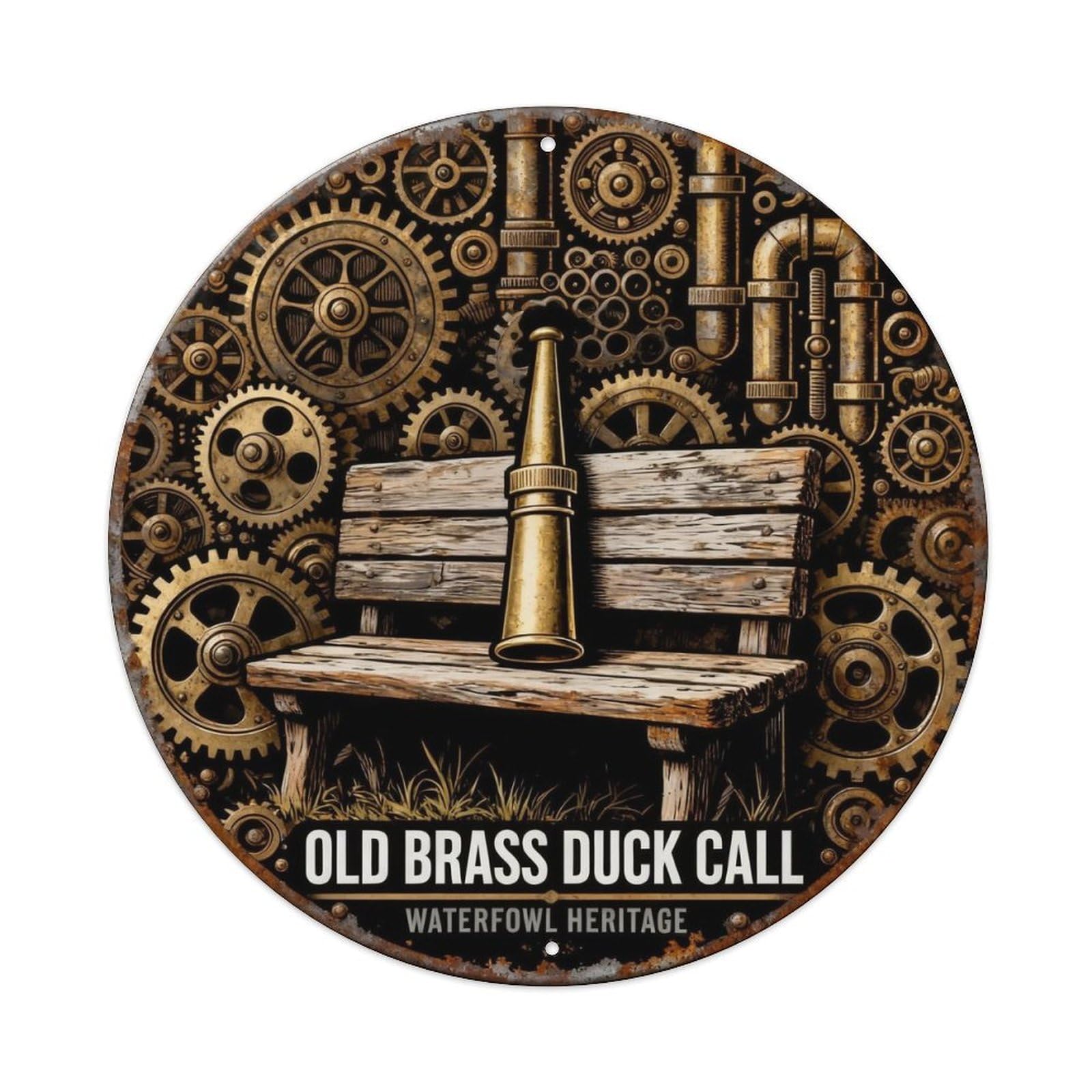 WATERFOWL HERITAGE Metal Tin Sign Plaque