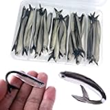 Paddle Tail Swimbaits,Soft Plastic Fishing Lures Swim Baits for Bass Fishing,30/50pcs with Box,Soft Plastic Swimbaits for Bass Trout Crappie Lures Kit for Saltwater Freshwater