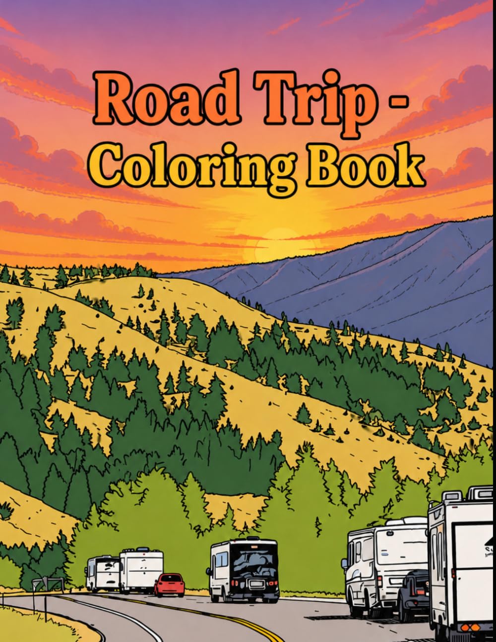 Road Trip: Coloring Book