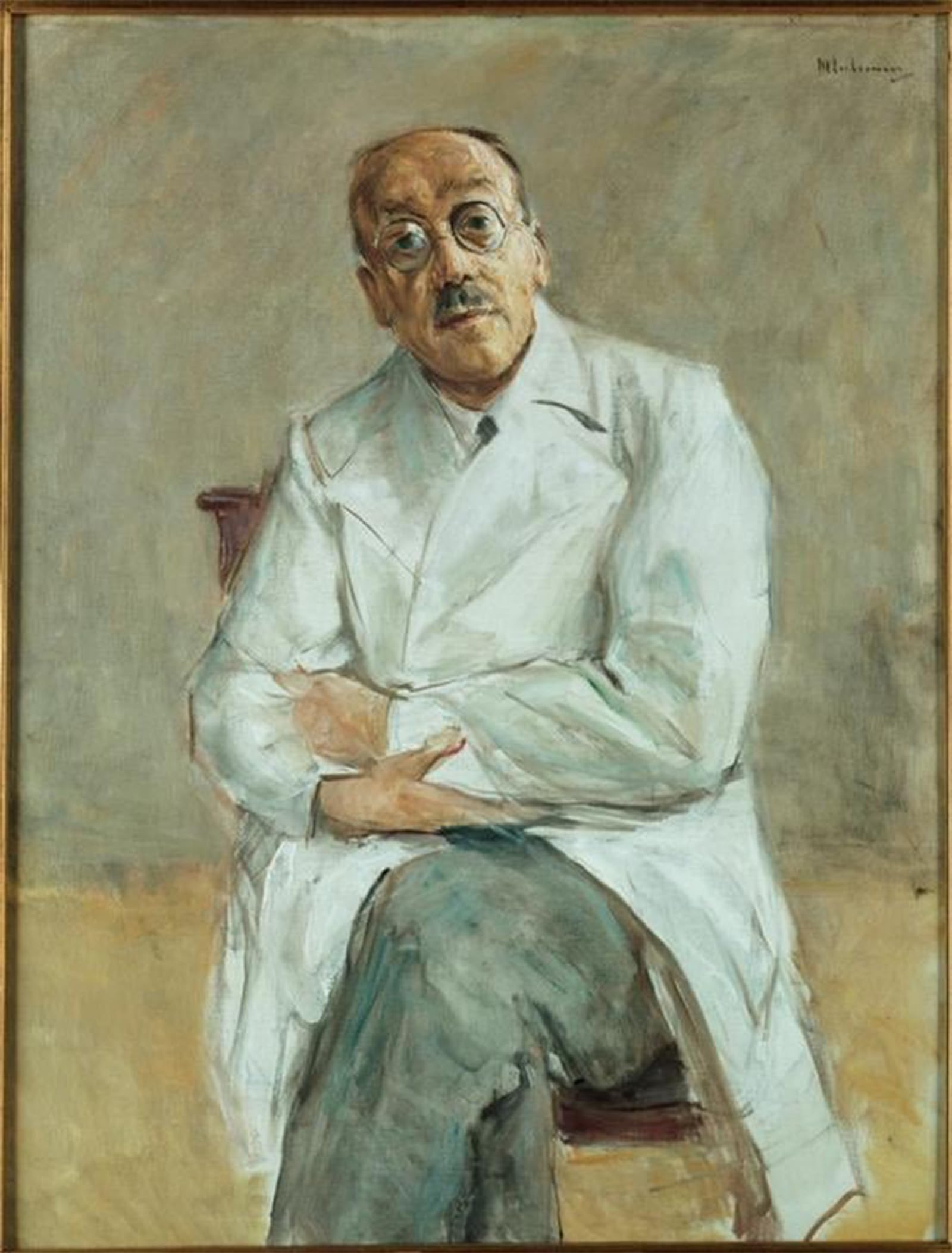SERENDIPITP Aesthetic Poster Photo Wall Print Retro Picture Prof Ferdinand Sauerbruch by Max Liebermann Modern Wall Artwork for Home Decor 60x90cm