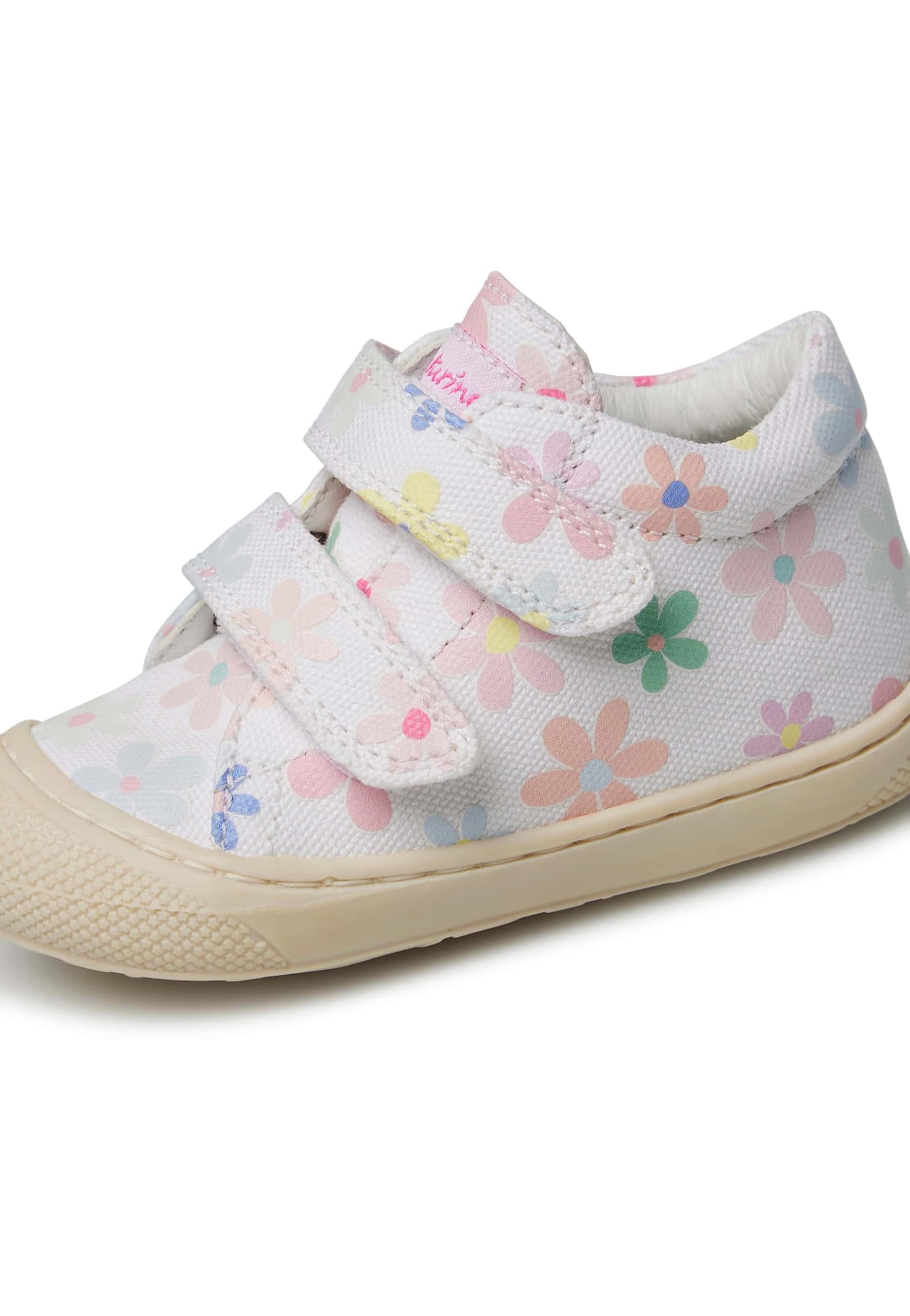 Naturino Zapatos Primeros Pasos de Tejido con Estampado de Flores